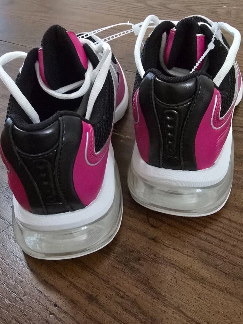 Michael Kors Women's Designer Chunky Sneakers Size 8 Silver Pink Black NWOB - Picture 2 of 13